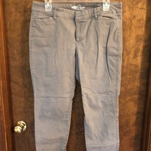 Gray Old Navy Pixie Chino pants